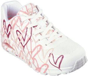 Skechers Sneakersy damskie Skechers x JGoldcrown: Uno - Spread the Love 155507 WCRL 39 1