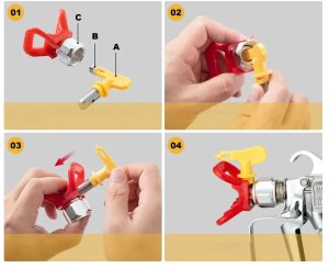 Dysza do Agregatu Malarskiego Model 525 Pistolet Malarski Techrebal Wagner 12