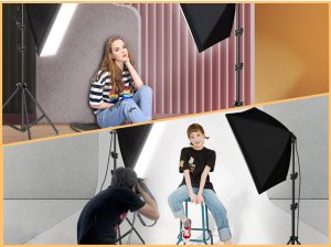 Lampa studyjna Mozos Softbox oświetleniowy lampa fotograficzna ZF5070ECO-V2 2