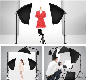 Lampa studyjna Mozos Softbox oświetleniowy lampa fotograficzna ZF5070ECO-V2 4