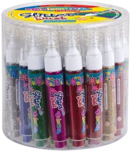COLORINO CREATIVE - ZESTAW BROKAT GLITTER 40 SZT MIX TUBA 1
