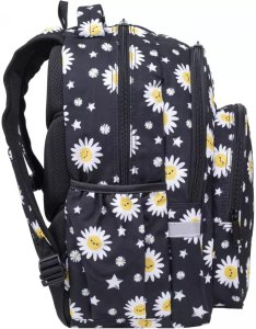 COOLPACK - BASE PLUS - PLECAK MŁODZIEŻOWY - DAISY BLACK 2