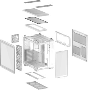 Obudowa Asus GT502 Horizon ARGB biała (90DC0093-B19010) 17
