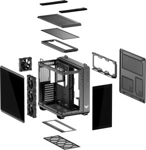 Obudowa Asus GT502 Horizon ARGB czarna 19