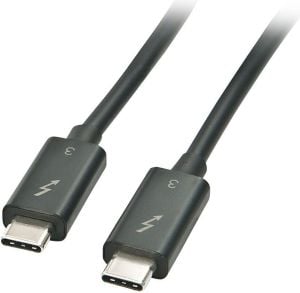 Kabel USB Lindy USB-C - USB-C 1 m Czarny (41556) 1