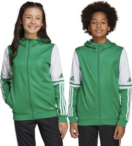 Bluza dla dzieci adidas Squadra 25 Hoody zielono-biała JP3163 128cm 1