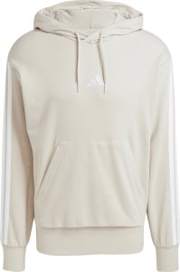 Bluza męska adidas Essentials 3-Stripes French Terry Hoodie beżowa JE6367 XL 2
