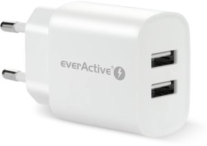 Ładowarka sieciowa 2 x USB 2.4A biała 8