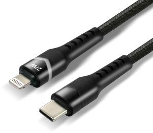 Kabel USB Usams USB-C - Lightning 1 m Czarny (CBB-1CIR) 3