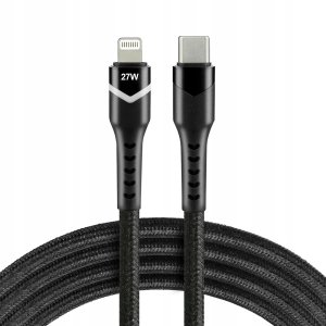 Kabel USB Usams USB-C - Lightning 1 m Czarny (CBB-1CIR) 4
