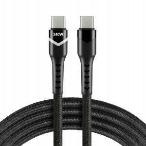 Kabel USB Usams USB-C - USB-C 1 m Czarny (CBB-1PDRS) 2