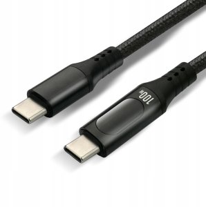 Kabel USB Usams USB-C - USB-C 1 m Czarny (CBB-1PD5L) 2