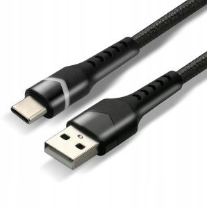 Kabel USB Usams USB-A - USB-C 2 m Czarny (CBB-2CBR) 2