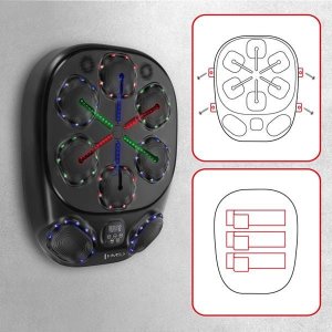 TB10 ELEKTRONICZNA TARCZA BOKSERSKA BLUETOOTH Z MUZYKĄ I RĘKAWICAMI BATERIA 4000MAH HMS 5