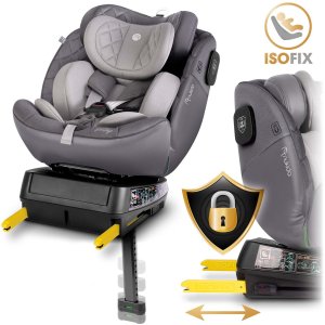 Fotelik samochodowy Nukido Fotelik samochodowy Prestige Line szary 0-36 kg ISOFIX 13