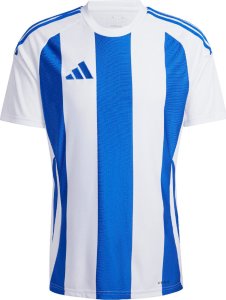 Koszulka męska adidas Striped 24 Jersey biało-niebieska IW2144 S 1