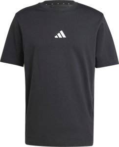 Koszulka męska adidas Essentials Small Logo Single czarna JE9024 L 2