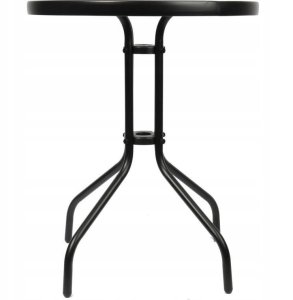 Okrągły stolik ogrodowy SAONA, metalowy, Ø 70 cm 2