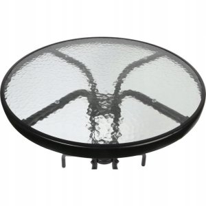 Okrągły stolik ogrodowy SAONA, metalowy, Ø 70 cm 3