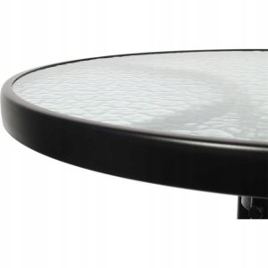 Okrągły stolik ogrodowy SAONA, metalowy, Ø 70 cm 5