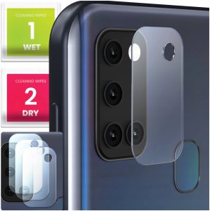 3-PAK Szkło Na Aparat Do Samsung Galaxy A21s (Hartowane, Na Obiektyw, 9H) 1