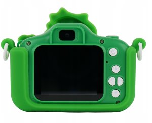 Aparat Cyfrowy XREC X2 48MP Kamera 1080p dla Dziecka 5x Gry MP3 + Karta 4GB / XREC X2 / Dinozaur Zielony 5