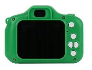 Aparat Cyfrowy XREC X2 48MP Kamera 1080p dla Dziecka 5x Gry MP3 + Karta 4GB / XREC X2 / Dinozaur Zielony 7