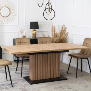 Stół Rozkładany do Jadalni Kuchenny do Salonu Dąb Artisan GIGANT 130-180 cm 3