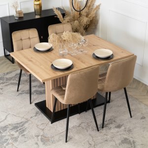 Stół Rozkładany do Jadalni Kuchenny do Salonu Dąb Artisan GIGANT 130-180 cm 6