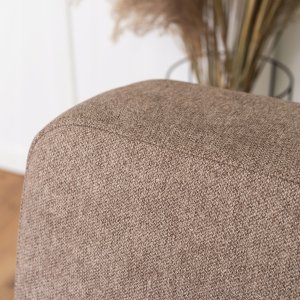 Zestaw Mebli Wersalka Kanapa Rozkładana Beżowa i 2 Fotele Beżowe ARUBA 6