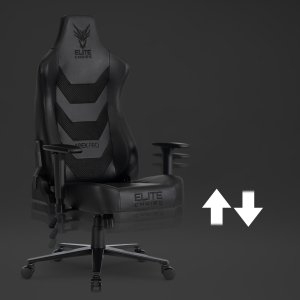 Fotel Gamingowy Obrotowy Ergonomiczny Biurowy Krzesło Dragon APEX Czarny 12