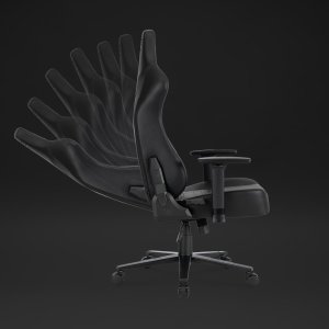 Fotel Gamingowy Obrotowy Ergonomiczny Biurowy Krzesło Dragon APEX Czarny 8