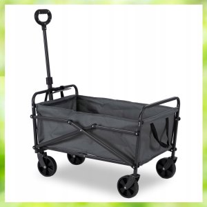 Wózek Składany Transportowy Turystyczny Campingowy Plażowy GILBERT Szary 5