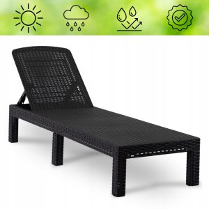 Leżak Ogrodowy Rattanowy Turystyczny Rozkładany Leżanka Łóżko ARIZONA 4