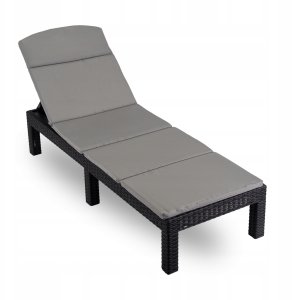 Leżak Ogrodowy Rattanowy Turystyczny Rozkładany Leżanka Łóżko LUIZJANA 10