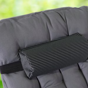 kontrast Leżak Rozkładany Ogrodowy Plażowy Turystyczny Leżanka EDISON szary 6