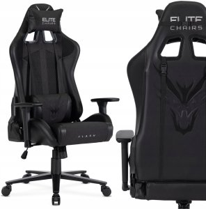 Fotel Gamingowy Obrotowy Ergonomiczny Krzesło Dragon FLASH Czarny 1