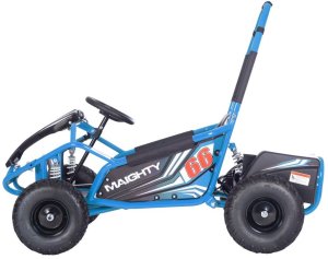 Super-Toys Pojazd Gokart Elektryczny MAIGHTY Niebieski 2