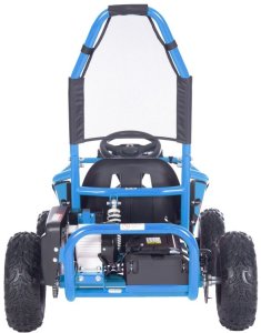 Super-Toys Pojazd Gokart Elektryczny MAIGHTY Niebieski 4