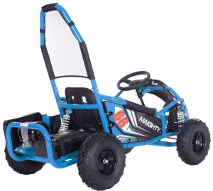 Super-Toys Pojazd Gokart Elektryczny MAIGHTY Niebieski 5