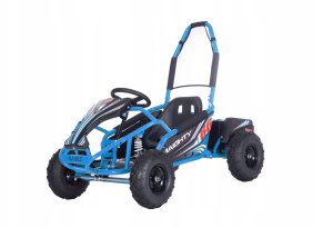 Super-Toys Pojazd Gokart Elektryczny MAIGHTY Niebieski 6