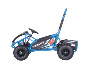 Super-Toys Pojazd Gokart Elektryczny MAIGHTY Niebieski 7