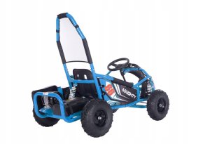 Super-Toys Pojazd Gokart Elektryczny MAIGHTY Niebieski 9