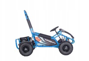 Super-Toys Pojazd Gokart Elektryczny MAIGHTY Niebieski 10