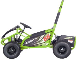 Super-Toys Pojazd Gokart Elektryczny MAIGHTY Zielony 3