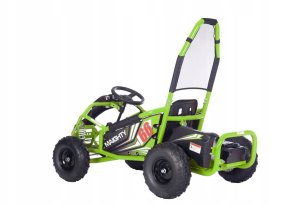 Super-Toys Pojazd Gokart Elektryczny MAIGHTY Zielony 8