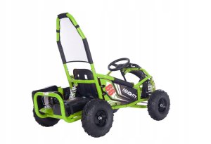 Super-Toys Pojazd Gokart Elektryczny MAIGHTY Zielony 10