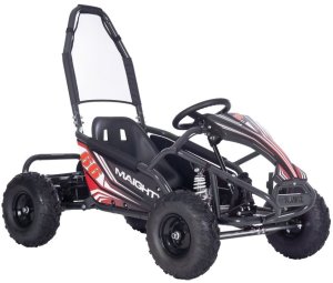 Super-Toys Pojazd Gokart Elektryczny MAIGHTY Czarny 2