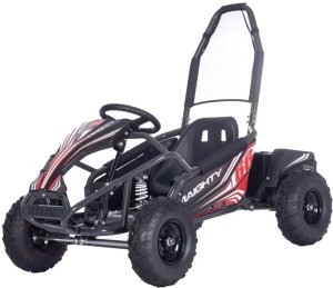 Super-Toys Pojazd Gokart Elektryczny MAIGHTY Czarny 4