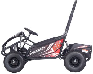 Super-Toys Pojazd Gokart Elektryczny MAIGHTY Czarny 5